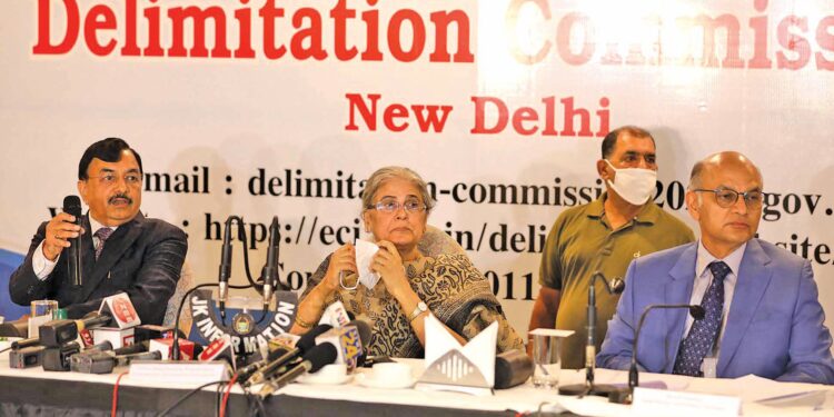J&K delimitation commission publishes proposals in gazettes